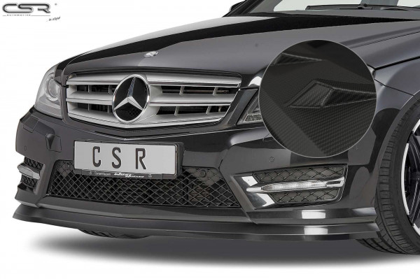 Cup-Spoilerlippe mit ABE für Mercedes C-Klasse 204 CSL308-M Carbon Look Matt