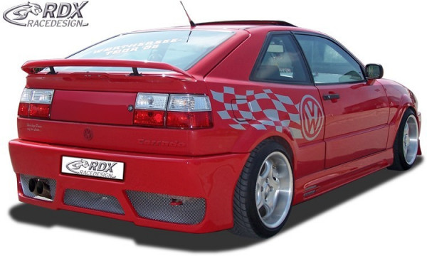 RDX Heckstoßstange für VW Corrado mit KZ-Mulde "GT-Race" Heckschürze Heck