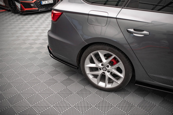 Heck Ansatz Flaps Diffusor V.2 passend für Seat Leon FR Sportstourer Mk3
