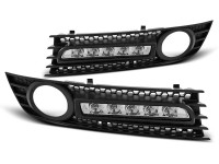 Nebelscheinwerferabdeckung LED DRL passend für Audi A4 B6 01-04 Nebelscheinwerferabdeckung LED DRL passend für Audi A4 B6 01-04