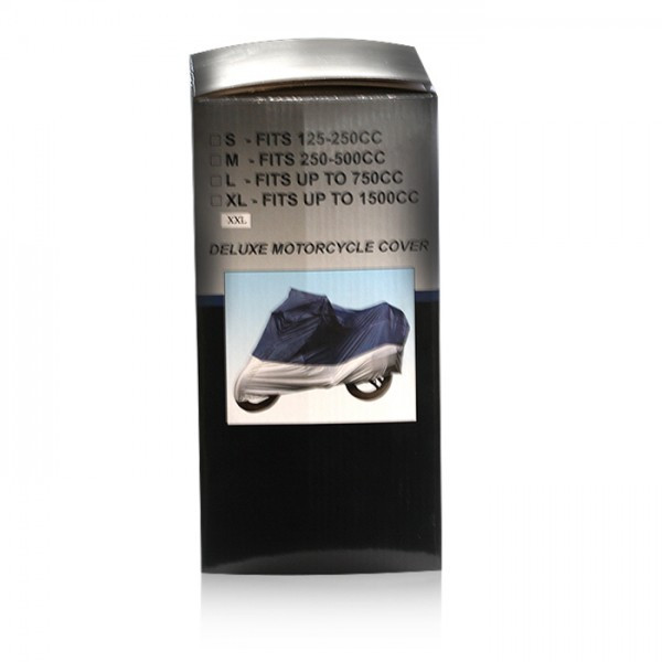 Abdeckplane "Supercover" Gr. XL blau/silber 274 x 106 x 110 cm