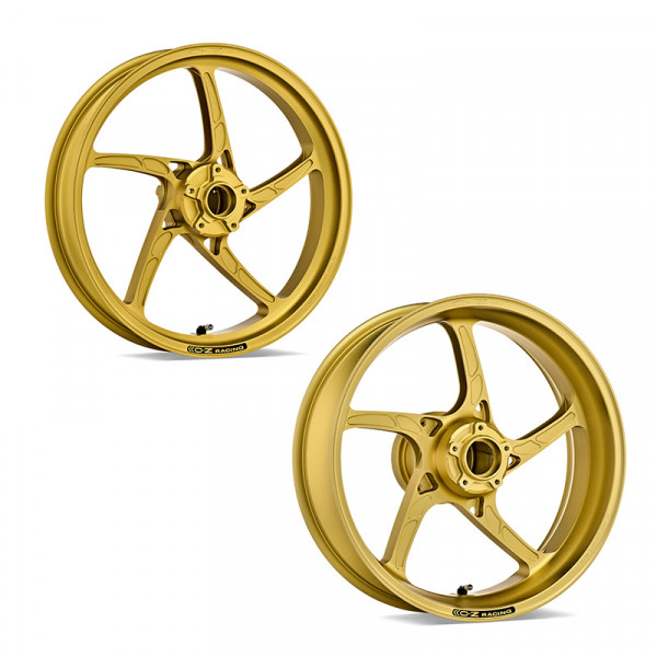 OZ Piega Aluminium Satz goldfarben eloxiert für diverse Ducati Modelle