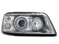 Scheinwerfer Angel Eyes chrom passend für VW T5 04.03-08.09 Scheinwerfer Angel Eyes chrom passend für VW T5 04.03-08.09