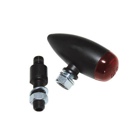 HIGHSIDER pro Micro-Bullet LED Rücklicht Schwarz/Rot (1Stck)