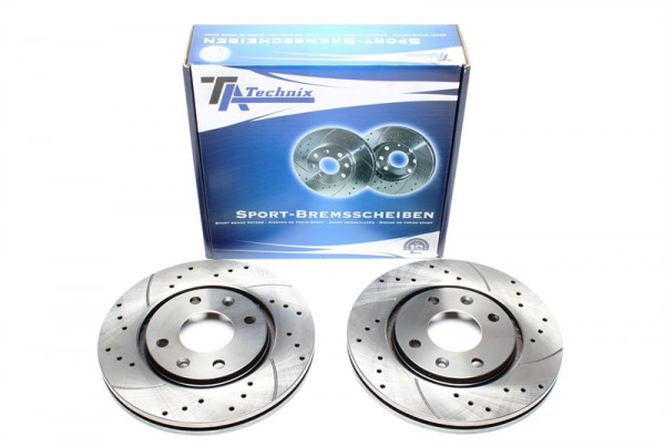 TA Technix Sport Bremsscheiben Satz Vorderachse passend für Peugeot 406 / 406 Break