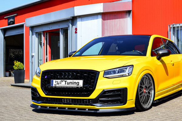 Cup Frontspoilerlippe für Audi Q2 Sport GA aus ABS