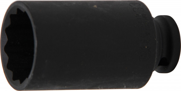 Kraft-Steckschlüssel-Einsatz Zwölfkant | Antrieb Innenvierkant 12,5 mm (1/2") | SW 33 mm