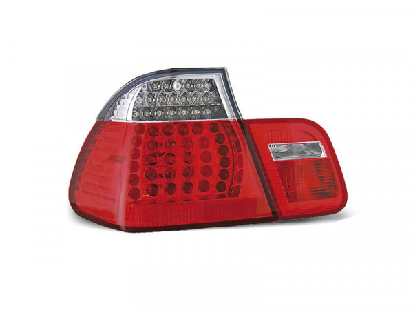 LED Rücklichter rot weiß passend für BMW E46 05.98-08.01 Limousine