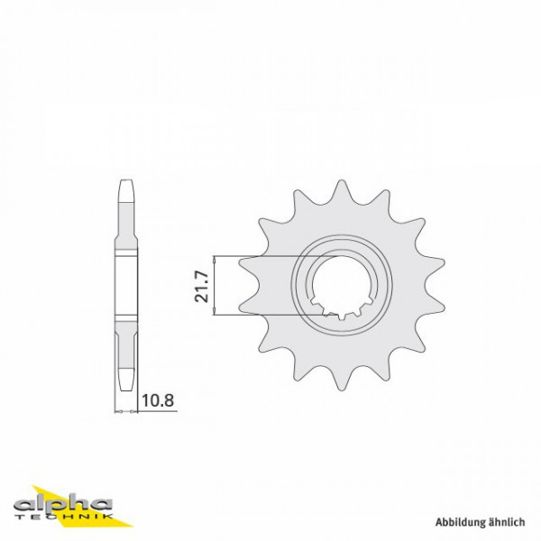 Ritzel 16 Zähne Teilung 532