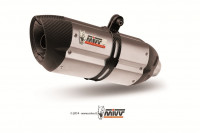 MIVV Suono Edelstahl Endschalldämpfer hochgelegt passend für BMW S 1000 XR 2015–2019 MIVV Suono Edelstahl Endschalldämpfer hochgelegt passend für BMW S 1000 XR 2015–2019