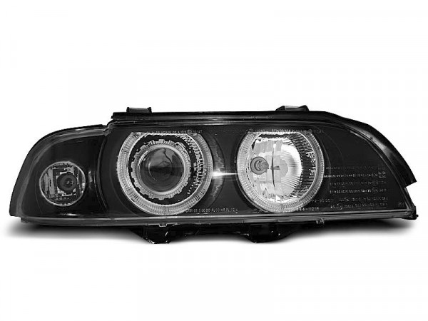 Xenon Scheinwerfer Angel Eyes schwarz passend für BMW E39 09.95-06.03