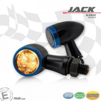 SMD-Blinkerset Jack schwarz/blau getönt E-geprüft SMD-Blinkerset Jack schwarz/blau getönt E-geprüft