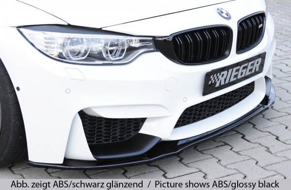 Rieger Spoilerschwert matt schwarz für BMW 4er F82 M4 (M3) Coupé 01.14-