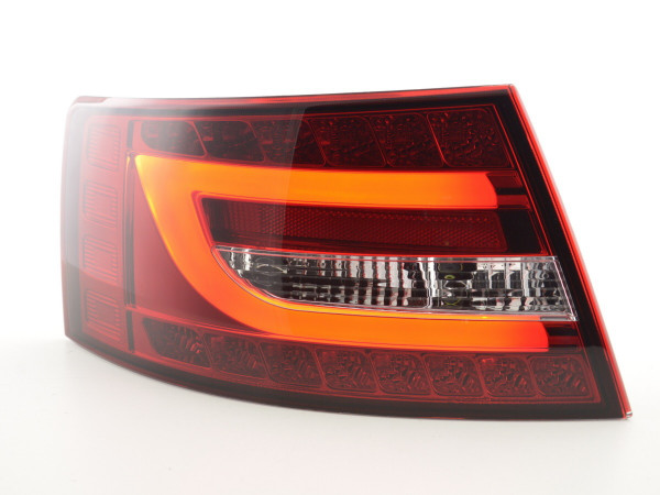 LED Rückleuchten Set Lightbar Audi A6 4F Limo Bj. 04-08 rot/klar