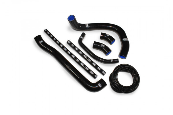 SAMCO SPORT Siliconschlauch Kit schwarz für Kawasaki ZXR750 Modelljahr 1991-1995