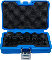 Kraft-Steckschlüssel-Einsatz-Satz E-Profil Plus 19-tlg. Kraft-Steckschlüssel-Einsatz-Satz E-Profil Plus 19-tlg.