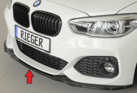 Rieger Spoilerschwert glanz schwarz für BMW 1er F21 (1K2) Lim. / 2-tür. 05.2015- (ab Facelift) LCI Ausführung: Schwarz matt