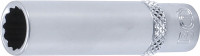 BGS Steckschlüssel-Einsatz Zwölfkant, tief SW 9 mm mit Innenvierkant-Antrieb 6,3 mm (1/4 Zoll) BGS Steckschlüssel-Einsatz Zwölfkant, tief SW 9 mm mit Innenvierkant-Antrieb 6,3 mm (1/4 Zoll)