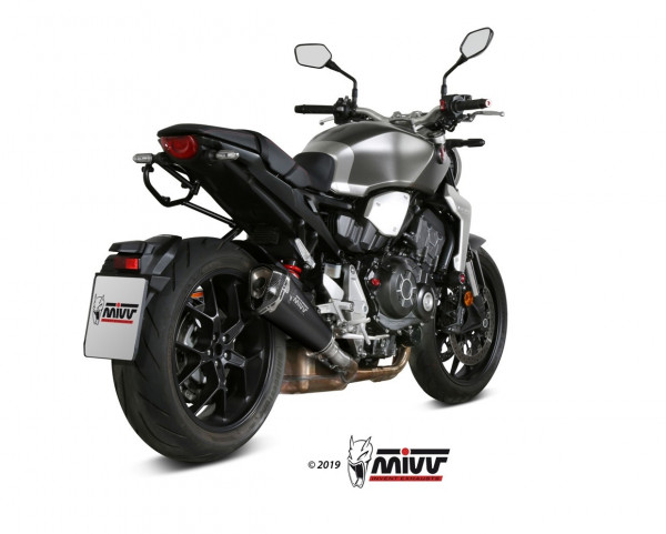 MIVV DELTA RACE Steel Black Endschalldämpfer passend für Honda CB1000R 18-22