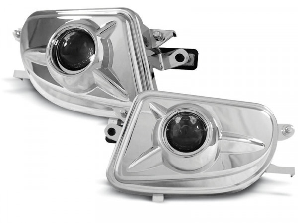 Nebelscheinwerfer chrom passend für Mercedes W210 06.99-03.02 / Clk / Slk