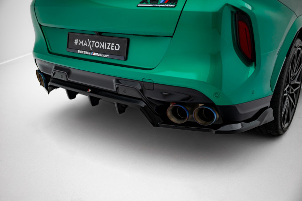 Mittlerer Cup Diffusor DTM Look passend für BMW X6 M F96 Facelift