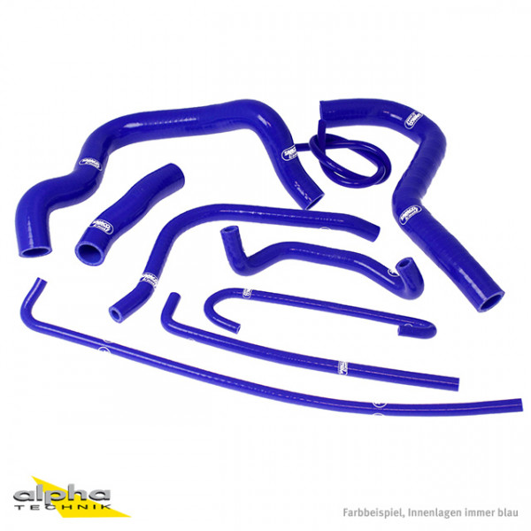 SAMCO SPORT Siliconschlauch Kit blau für Suzuki GSXR600 GSXR750 Modelljahr 2004-2005