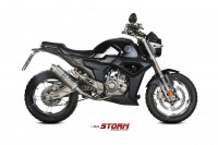 Storm By MIVV GP Edelstahl Komplettanlage passend für Zontes 125 G1/U 21-24 Storm By MIVV GP Edelstahl Komplettanlage passend für Zontes 125 G1/U 21-24