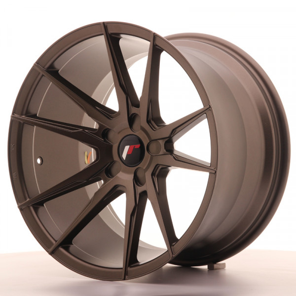 JR Wheels JR21 19x11 ET15-30 5H Blank Matt Bronze