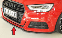 Rieger Spoilerschwert passend für Audi A3 (8V) 3‑tür. Cabrio (8V7) ab Facelift Rieger Spoilerschwert passend für Audi A3 (8V) 3‑tür. Cabrio (8V7) ab Facelift