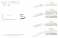 Arrow Zwischenrohr passend für Honda CB 500 F (2019-2020) Arrow Zwischenrohr passend für Honda CB 500 F (2019-2020)