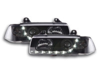 Scheinwerfer Set Daylight LED Tagfahrlicht passend für BMW 3er E36 Limo/Touring schwarz Rechtslenker Scheinwerfer Set Daylight LED Tagfahrlicht passend für BMW 3er E36 Limo/Touring schwarz Rechtslenker