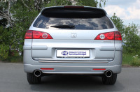 FOX Endschalldämpfer passend für Honda Accord VII Typ CM1 Tourer - Ausgang rechts/links - 1x100 Typ FOX Endschalldämpfer passend für Honda Accord VII Typ CM1 Tourer - Ausgang rechts/links - 1x100 Typ