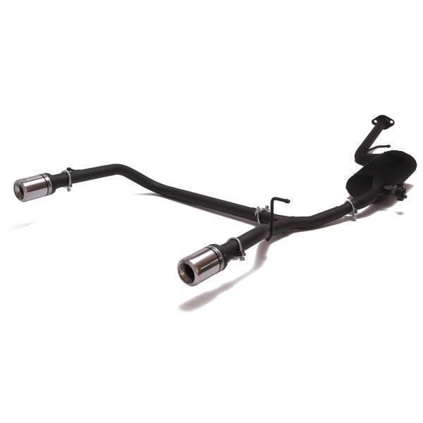 Ulter Sportauspuff passend für Toyota IQ 2009-2015 2 Duplex Endrohre rund Ø80