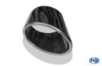 FOX Anschweißendrohr Typ 38 Edelstahl 115x85 mm mit ABE FOX Anschweißendrohr Typ 38 Edelstahl 115x85 mm mit ABE
