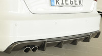 Rieger Heckeinsatz carbon look für Audi A3 (8V) 5-tür. (Sportback 8VA) 07.12-08.16 (bis Facelift)