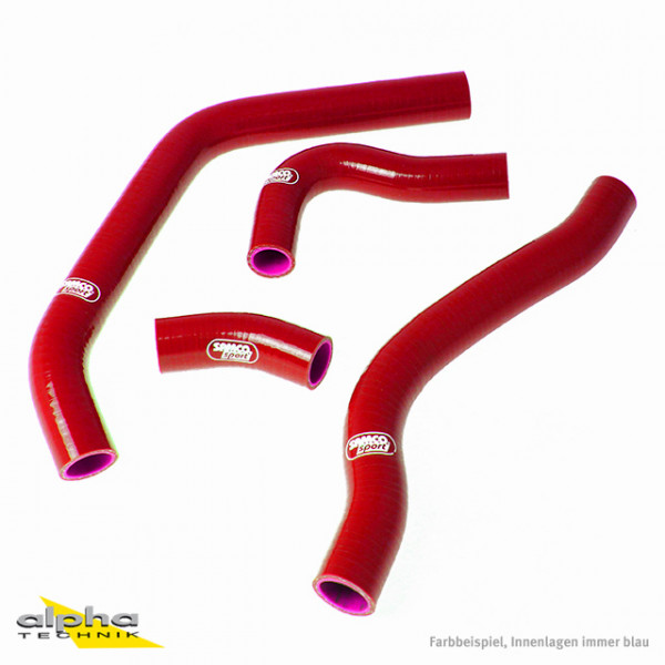 SAMCO SPORT Siliconschlauch Kit rot für Honda CBR600F Modelljahr 1995-1998