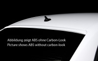 Rieger Heckscheibenblende carbon look für Audi A4 (B8/B81) Lim. 01.12- (ab Facelift) Ausführung: Schwarz matt