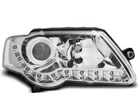 Scheinwerfer Tageslicht chrom passend für VW Passat B6 3C 03.05–10 Scheinwerfer Tageslicht chrom passend für VW Passat B6 3C 03.05–10