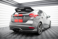 Spoiler CAP Für Ford Focus ST Mk3 / Mk3 FL Schwarz Hochglanz