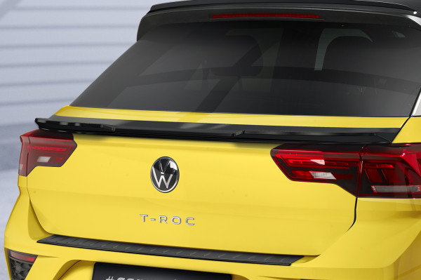 Heckflügel mit ABE für VW T-Roc (Typ A1) HF020 Schwarz Strukturiert