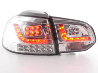 LED Rückleuchten Set VW Golf 6 Typ 1K 2008-2012 chrom mit Led Blinker