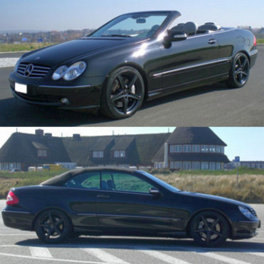 K.A.W. Tieferlegungsfedern für Mercedes CLK Cabrio A209 ab 02/2003 bis 03/2010