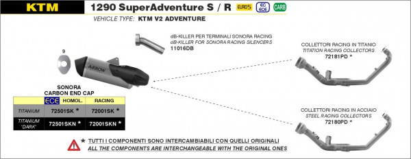 Arrow Sonora Titan KTM 1290 Super Adventure - S 21-23