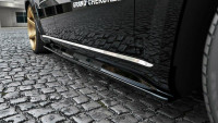 Seitenschweller Ansatz Für Jeep Grand Cherokee WK2 Summit Facelift Schwarz Hochglanz