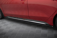 Seitenschweller Ansatz Für Kia Ceed GT / GT-Line Mk3 / Proceed Mk1 Schwarz Hochglanz