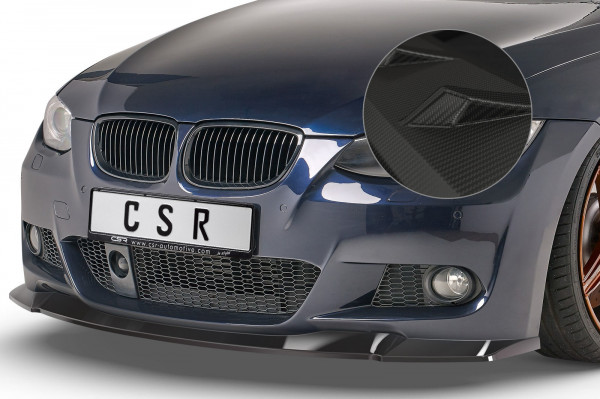 Cup-Spoilerlippe mit ABE für BMW 3er E92 / E93 M-Paket CSL418-M Carbon Look Matt