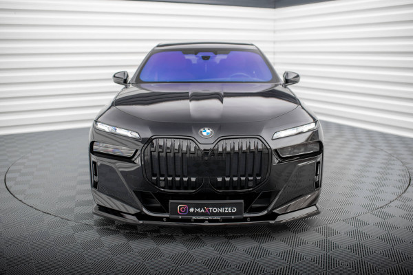 Front Ansatz V.1 Für BMW 7 M-Paket / M760e / I7 M-Paket G70 Schwarz Hochglanz