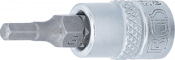 Bit-Einsatz | Antrieb Innenvierkant 6,3 mm (1/4") | Innensechskant 3,5 mm