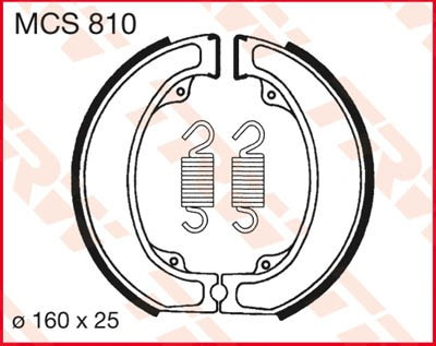 Bremsbacken MCS810