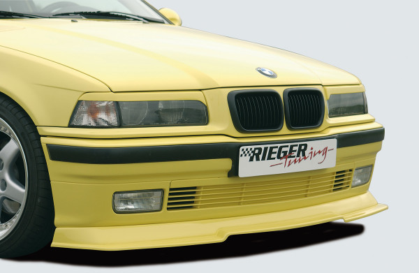 Rieger Spoilerlippe matt schwarz für BMW 3er E36 Lim.